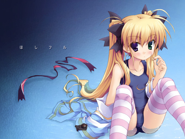 Alice prin anime blonde heterochromia free wallpaper for desktop - medium preview image