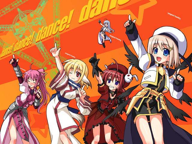 Anime girls dance kitsch yayoi free wallpaper for desktop - medium preview image