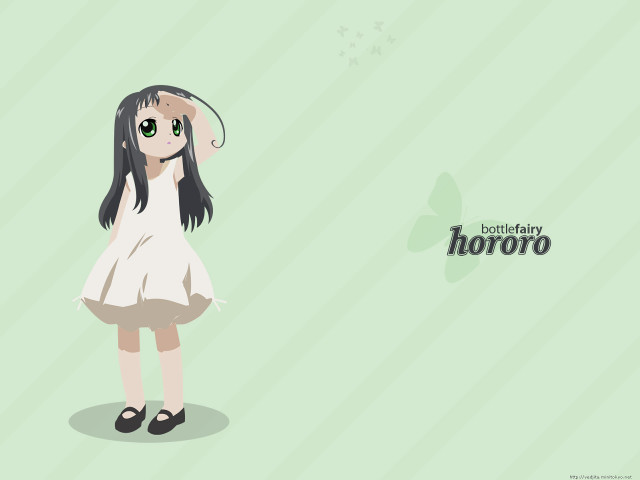 Girl butterfly holography illustration dress free wallpaper for desktop - medium preview image