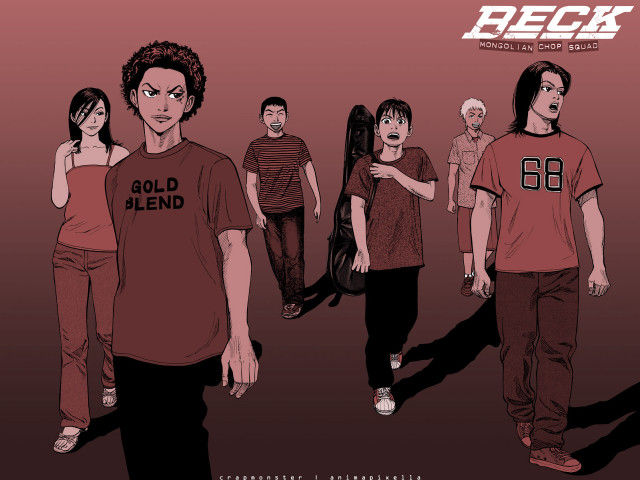 Group walking backpacks english glasses free wallpaper for desktop - medium preview image