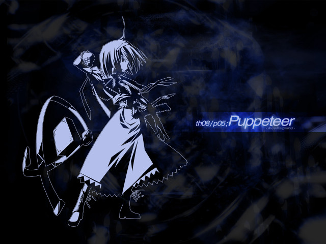 Anime sword hat blue puppeter free wallpaper for desktop - medium preview image