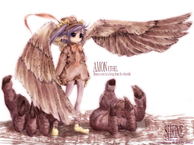 Angel water bird wings purple free wallpaper for desktop - medium preview image