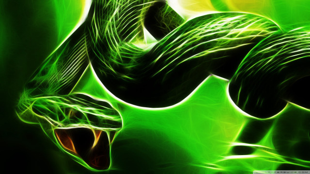 Green abstract background snake design free wallpaper for desktop - medium preview image