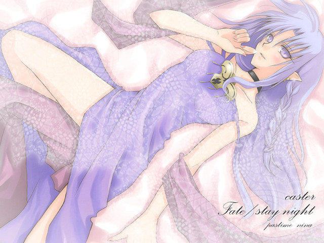 Woman purple dress bed dragon free wallpaper for desktop - medium preview image