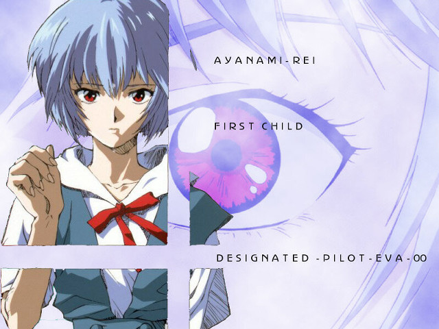 Blue hair girl purple background free wallpaper for desktop - medium preview image