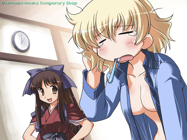 Woman girl umbrella clock brushing free wallpaper for desktop - medium preview image