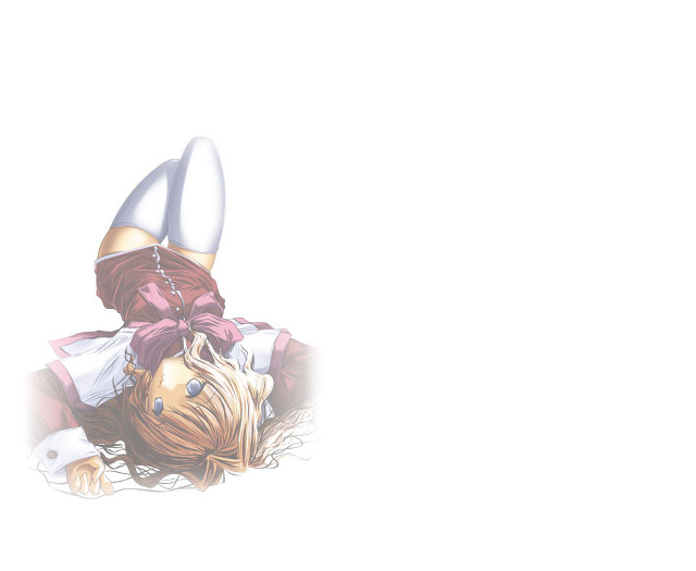 Red haired girl anime kyoto free wallpaper for desktop - medium preview image