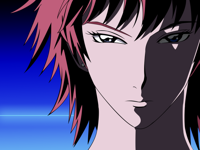 Pink haired anime girl blue #2 free wallpaper for desktop - medium preview image