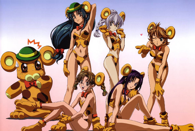 Cartoon group animal costume anime free wallpaper for desktop - medium preview image