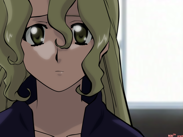 Sad green eyed woman long free wallpaper for desktop - medium preview image