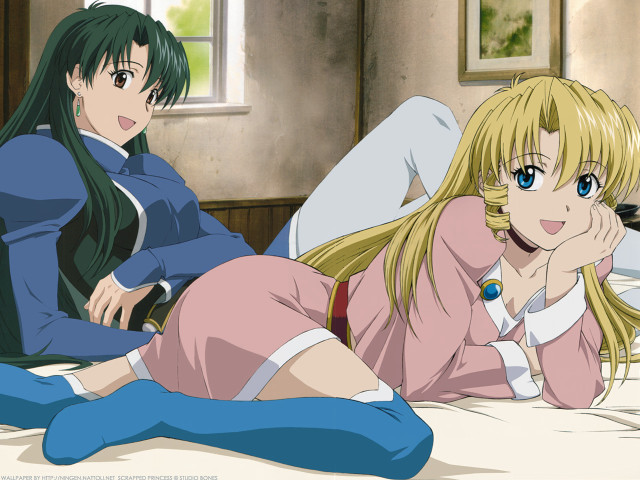 Anime girls bed room remodernism free wallpaper for desktop - medium preview image