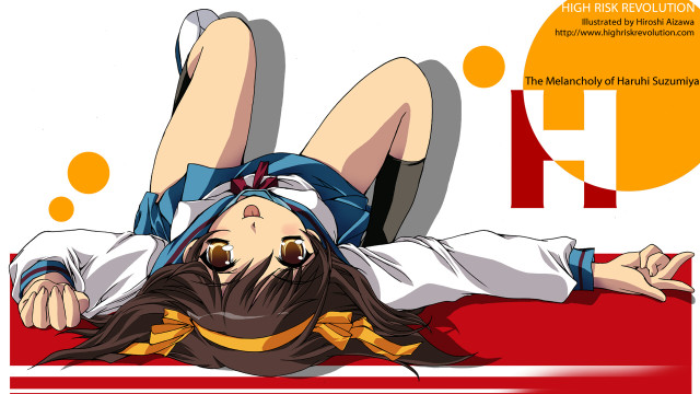 Woman lying crossed legs manga free wallpaper for desktop - medium preview image