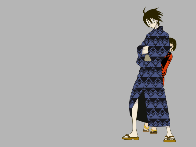 Woman blue dress man red free wallpaper for desktop - medium preview image