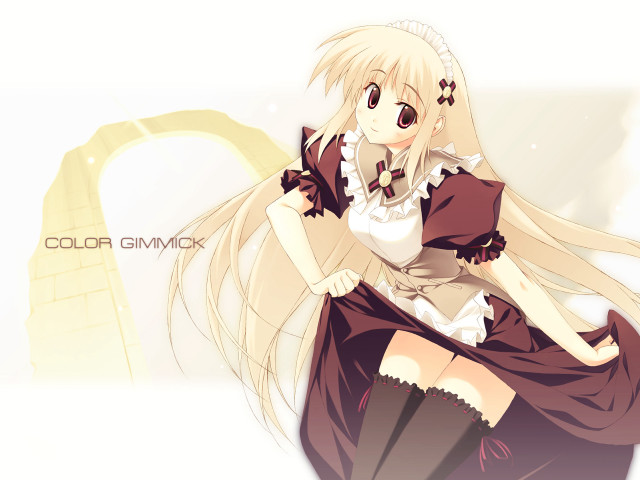 Girl hat white hair bow free wallpaper for desktop - medium preview image