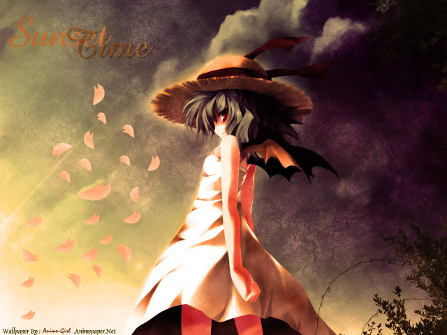 Alice gothic anime woman bat free wallpaper for desktop - medium preview image