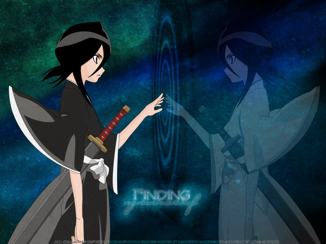 Woman swords night starry kimono free wallpaper for desktop - medium preview image