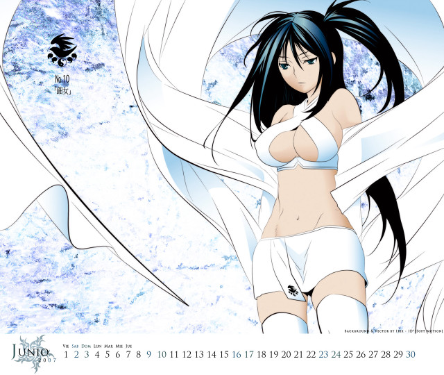 Snowy sword woman ayuoko white free wallpaper for desktop - medium preview image