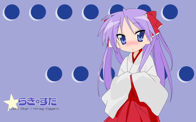 Anime purplehair blueeyes reddress star free wallpaper for desktop - medium preview image