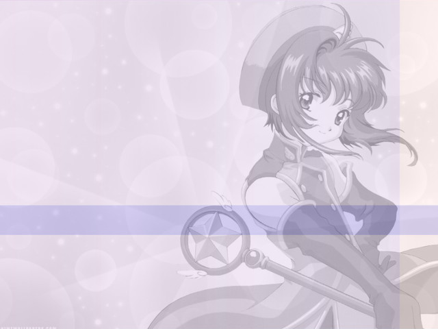 Girl sword hat purple background free wallpaper for desktop - medium preview image