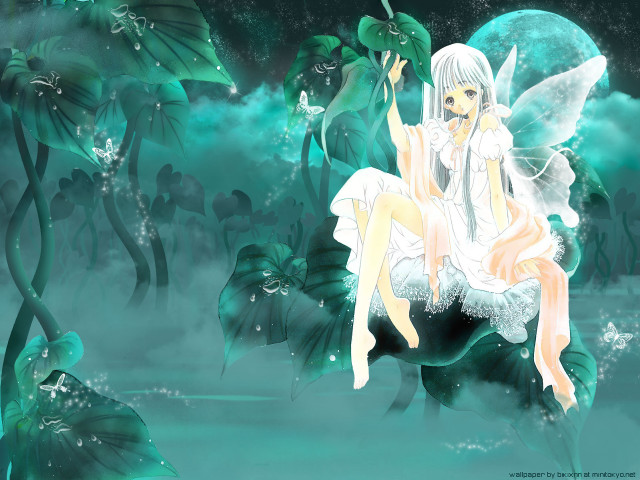 Fairy cloud fullmoon animefantasy wings free wallpaper for desktop - medium preview image