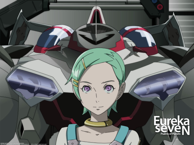 Eureka greenhair robot suit poster free wallpaper for desktop - medium preview image
