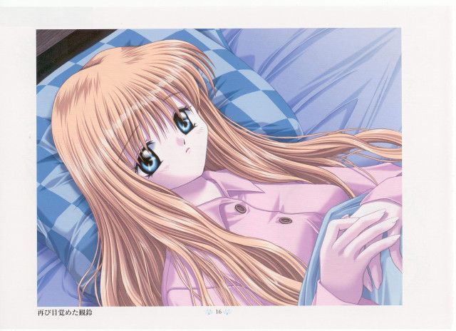 Girl longhair blueeyes bed pillow free wallpaper for desktop - medium preview image