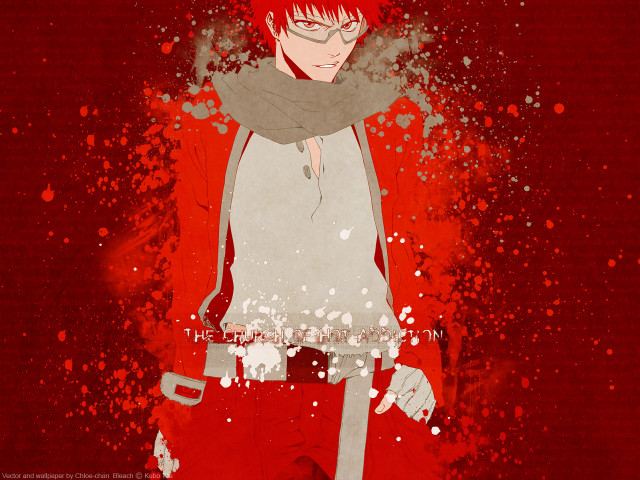 Red haired glasses man gun free wallpaper for desktop - medium preview image