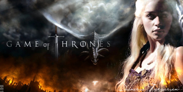 Blonde woman dragon shoulder dark free wallpaper for desktop - medium preview image