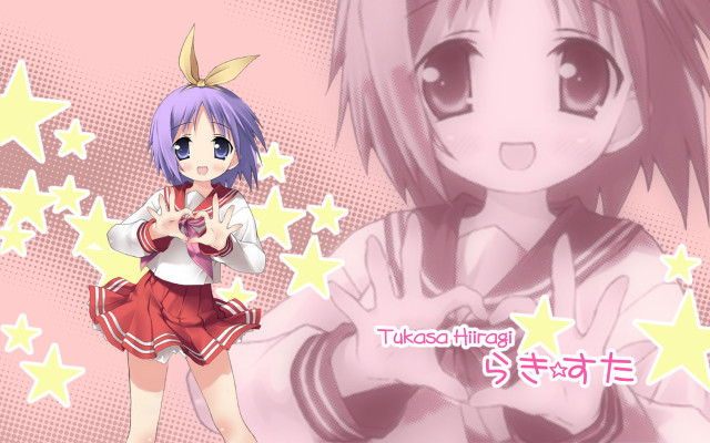 Girl star background anime holography free wallpaper for desktop - medium preview image