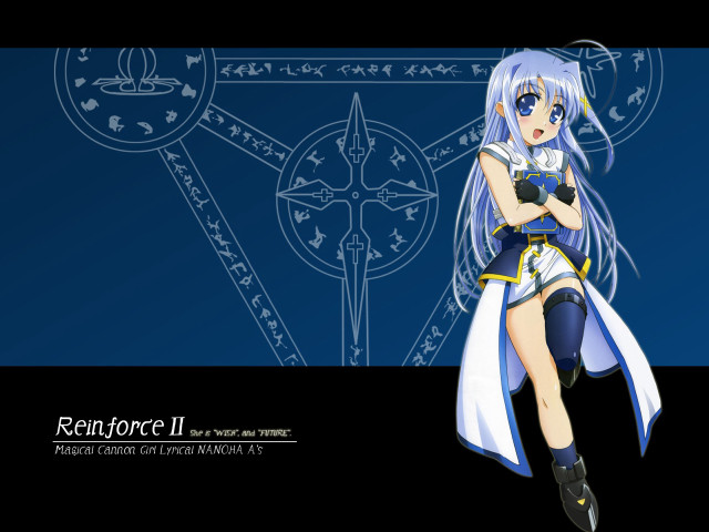 Anime sword blue outline magicalgirl free wallpaper for desktop - medium preview image