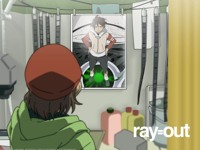 Green shirt red hat raytracing free wallpaper for desktop - medium preview image