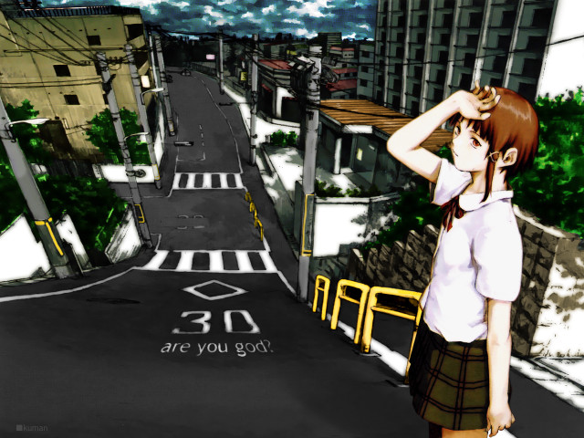 Girl street corner cellphone sky free wallpaper for desktop - medium preview image