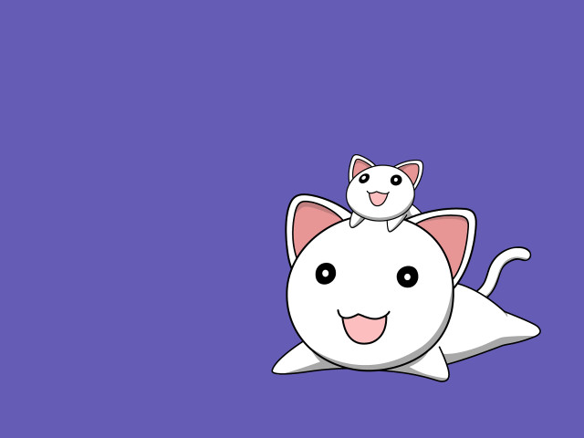 Cat mouse purple background pop free wallpaper for desktop - medium preview image