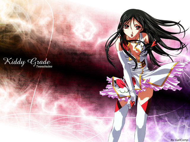 Girl white dress anime space free wallpaper for desktop - medium preview image