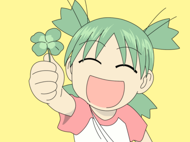 Green hair flower manga aya free wallpaper for desktop - medium preview image