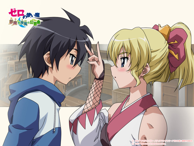 Anime characters ear touch rayonism free wallpaper for desktop - medium preview image