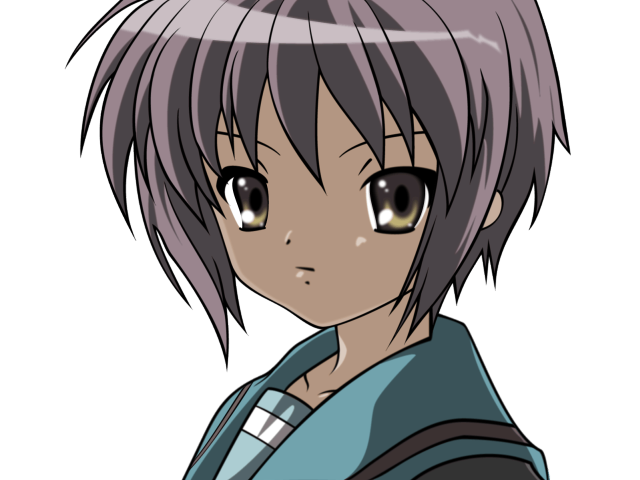 Chizuko yoshida purple hair school free wallpaper for desktop - medium preview image