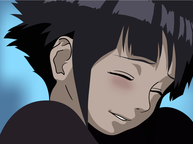 Man black hair smiling closed free wallpaper for desktop - medium preview image