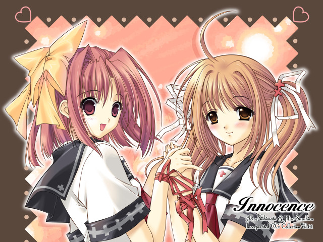 Pink haired anime girls umbrella #2 free wallpaper for desktop - medium preview image