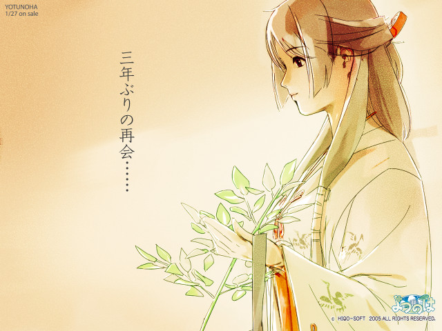 Kimono woman flower vase japanese free wallpaper for desktop - medium preview image