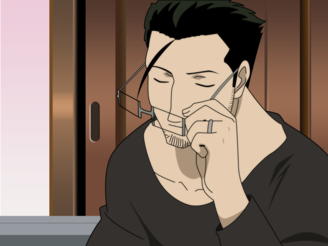 Man cellphone closed eyes collarbone free wallpaper for desktop - medium preview image