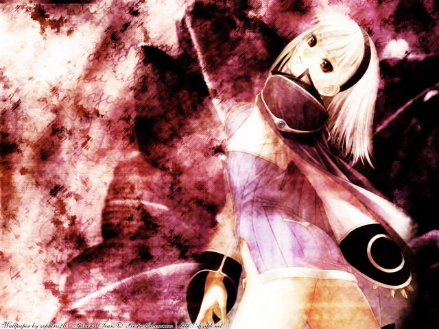 Purple woman gun anime fantasy free wallpaper for desktop - medium preview image