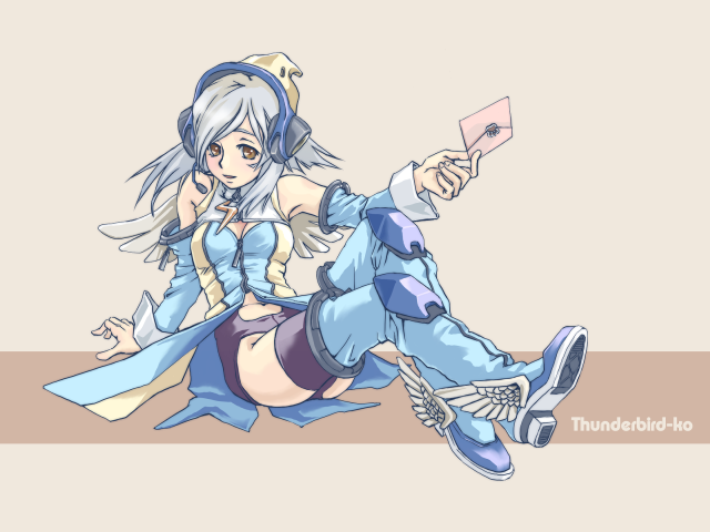 Woman gun girl hat cellphone free wallpaper for desktop - medium preview image