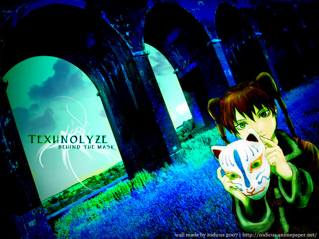 Girl cat mask texinozyze fullmoon free wallpaper for desktop - medium preview image