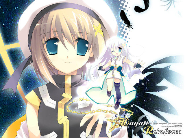 Anime sword hat bird chain free wallpaper for desktop - medium preview image