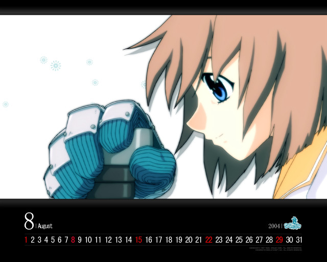 Anime calendar yarn snowman cedric free wallpaper for desktop - medium preview image