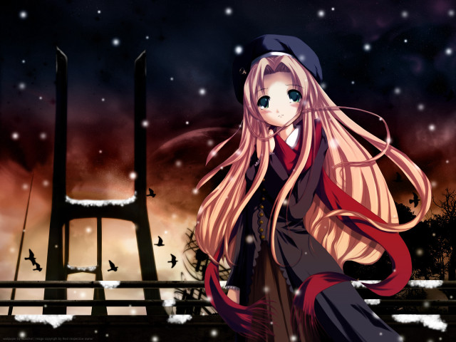 Pink haired girl black hat free wallpaper for desktop - medium preview image