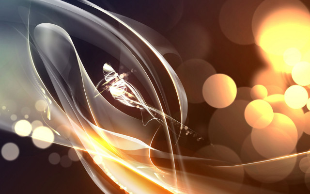 Light bulb abstract bokeh moon free wallpaper for desktop - medium preview image