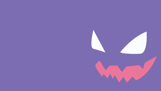 Purple pink face big eyes free wallpaper for desktop - medium preview image