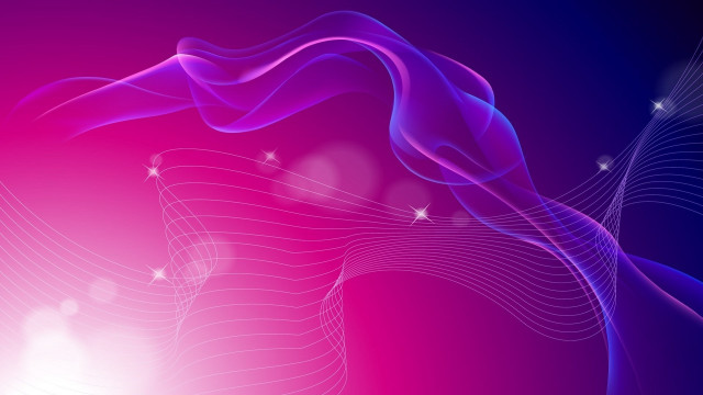 Purple pink wavy lightblue hologram free wallpaper for desktop - medium preview image